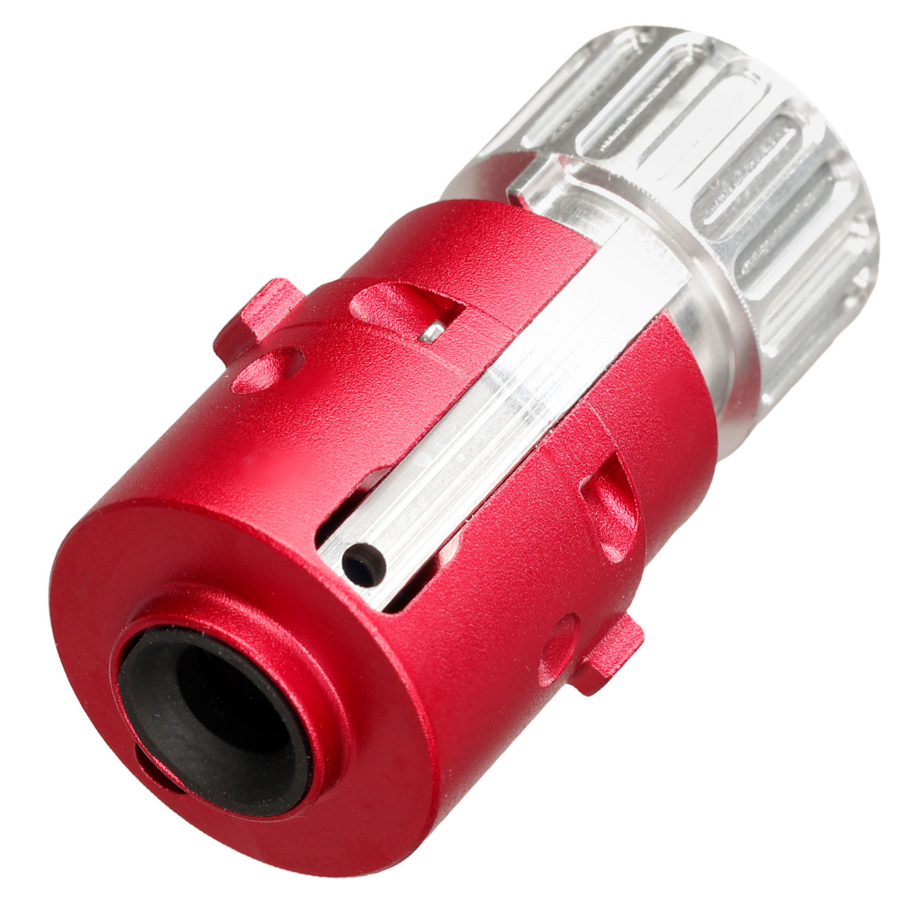 TNT Airsoft CNC Aluminium Hop-Up Chamber rot f. GHK M4 GBB Gewehre - Type A Ausfhrung Bild 1