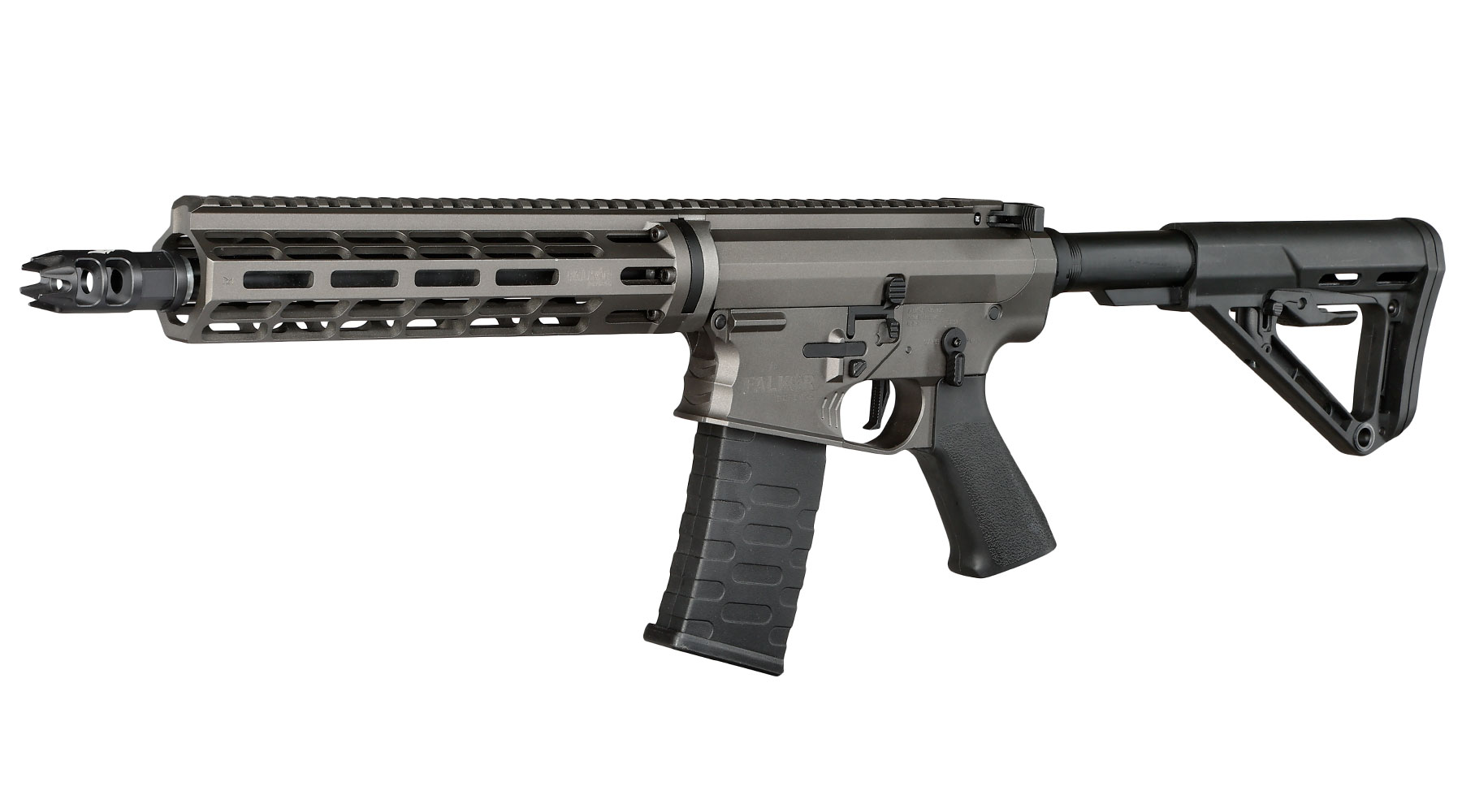 APS / EMG Falkor Defense Blitz Compact 2.0 RS-3 eSilver Edge SDU-MosFet Vollmetall S-AEG 6mm grau