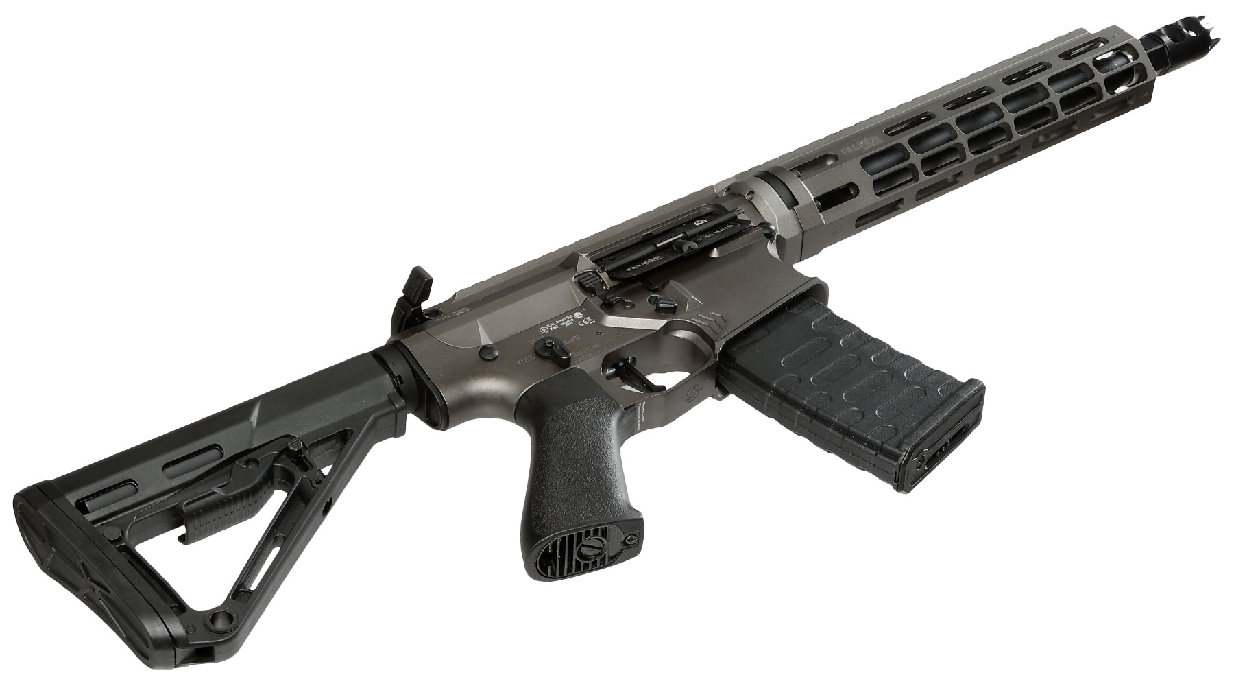 APS / EMG Falkor Defense Blitz Compact 2.0 RS-3 eSilver Edge SDU-MosFet Vollmetall S-AEG 6mm grau Bild 4