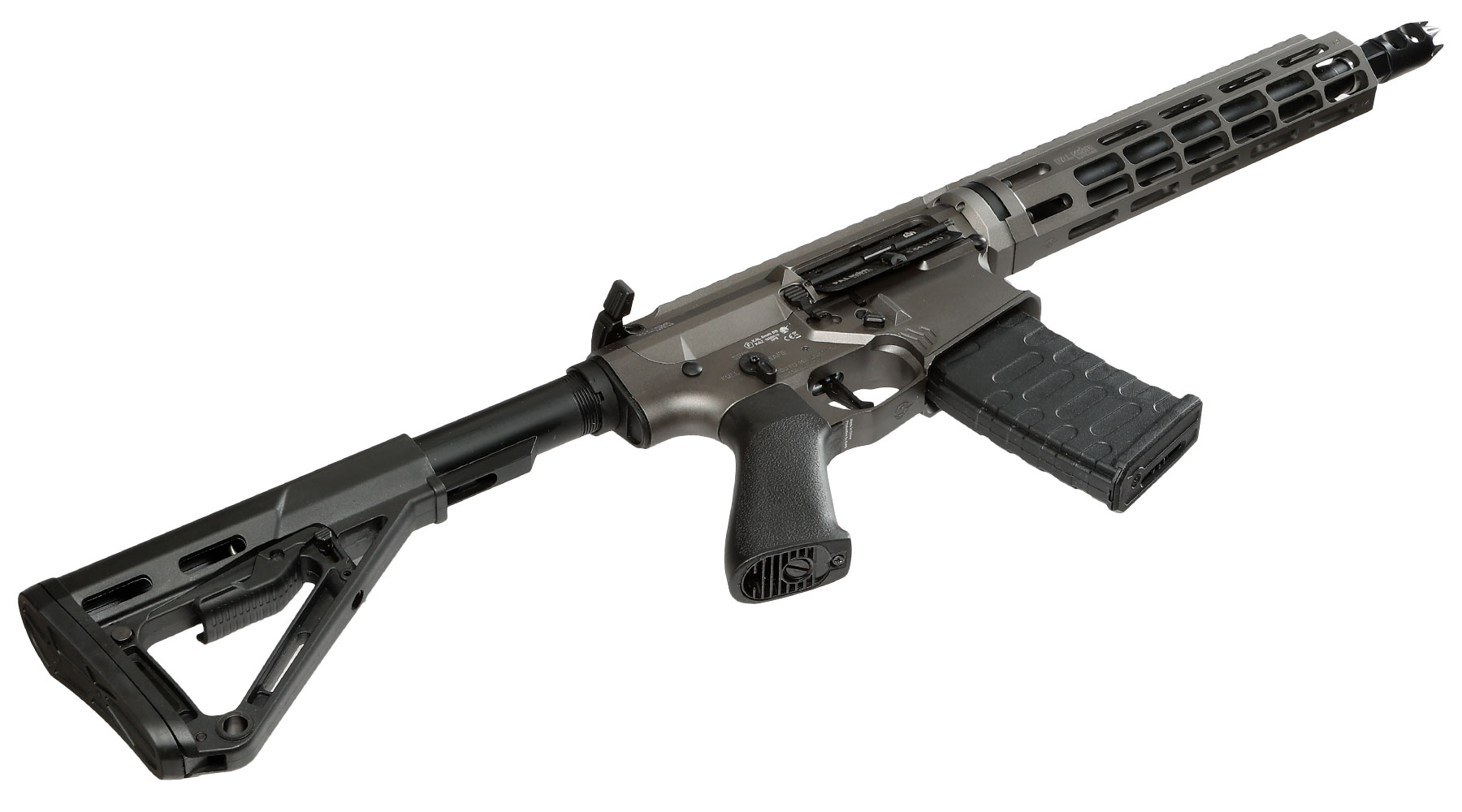 APS / EMG Falkor Defense Blitz Compact 2.0 RS-3 eSilver Edge SDU-MosFet Vollmetall S-AEG 6mm grau Bild 5