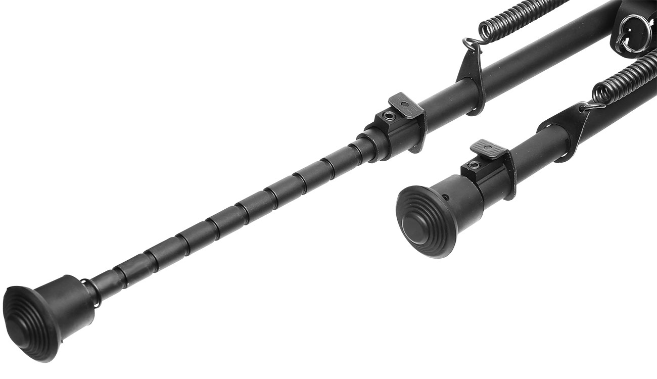 King Arms Spring Eject Zweibein mit 21mm / Sniper Halterung 220 - 370 mm schwarz - V2 Bild 3