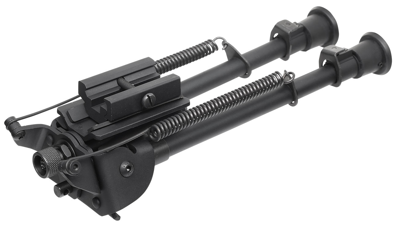 King Arms Spring Eject Zweibein mit 21mm / Sniper Halterung 220 - 370 mm schwarz - V2 Bild 4