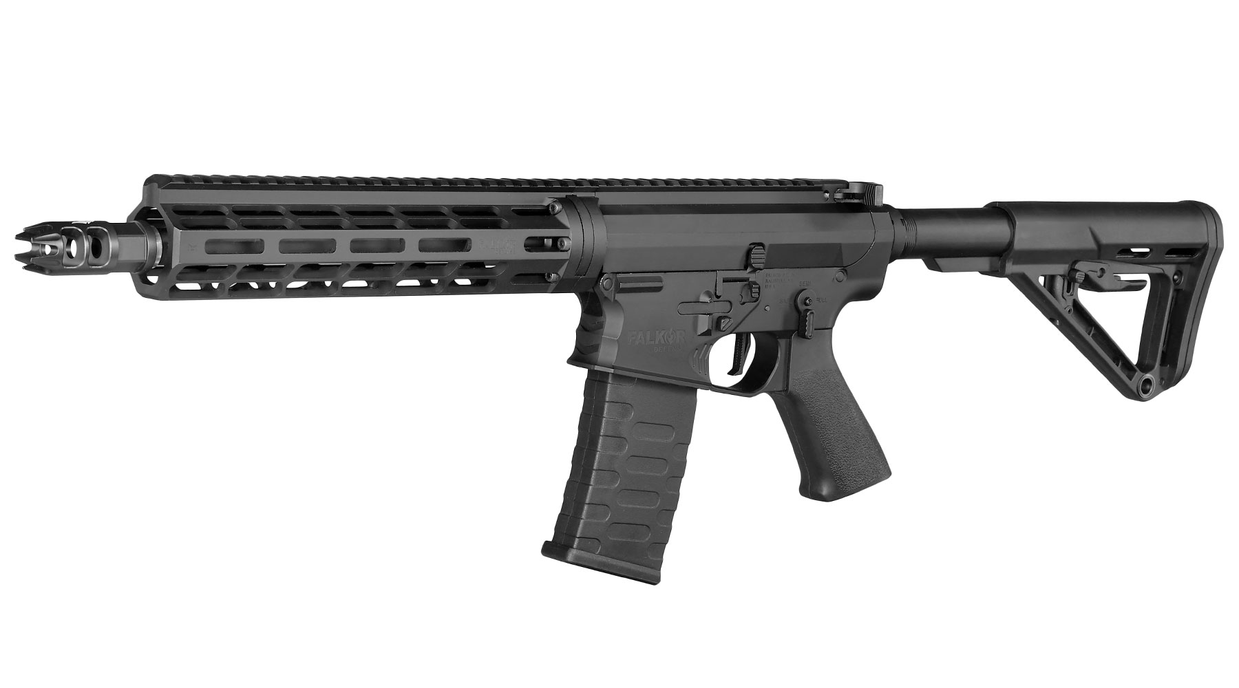 APS / EMG Falkor Defense Blitz Compact 2.0 RS-3 eSilver Edge SDU-MosFet Vollmetall S-AEG 6mm schwarz