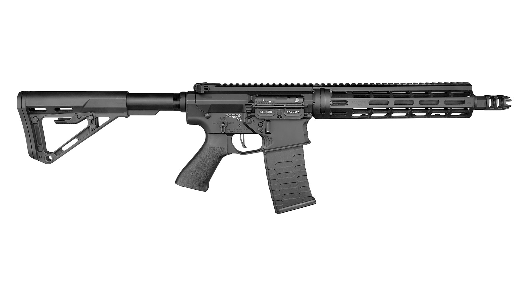 APS / EMG Falkor Defense Blitz Compact 2.0 RS-3 eSilver Edge SDU-MosFet Vollmetall S-AEG 6mm schwarz Bild 2