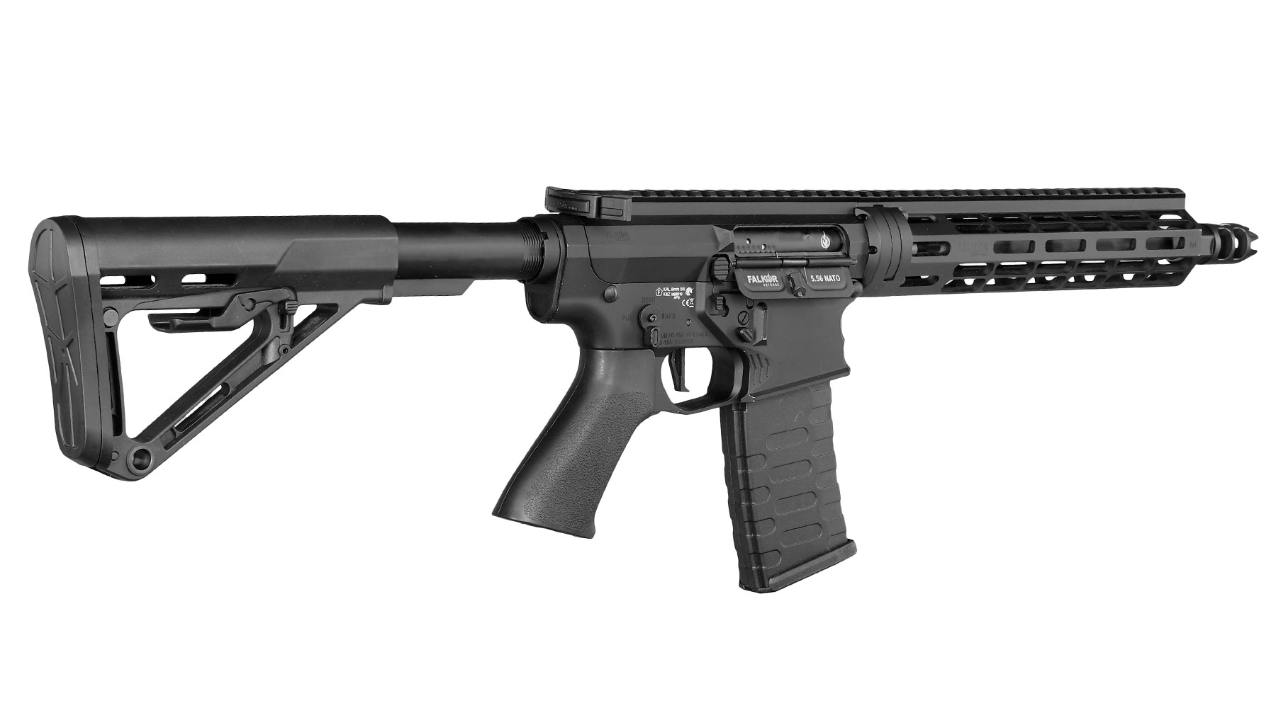 APS / EMG Falkor Defense Blitz Compact 2.0 RS-3 eSilver Edge SDU-MosFet Vollmetall S-AEG 6mm schwarz Bild 3