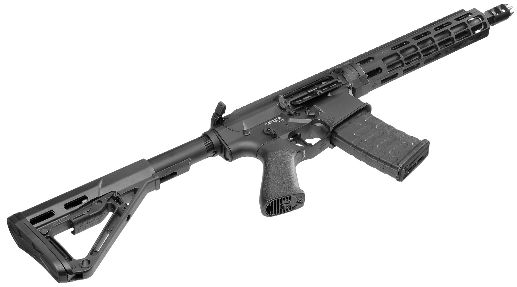 APS / EMG Falkor Defense Blitz Compact 2.0 RS-3 eSilver Edge SDU-MosFet Vollmetall S-AEG 6mm schwarz Bild 5