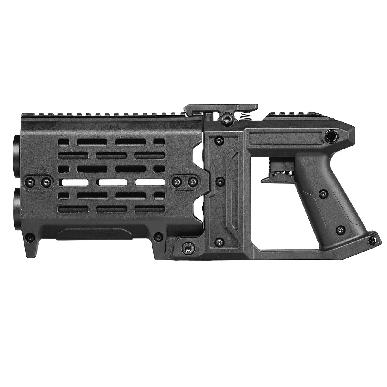 Alpha Parts AS-40 40mm Double Barrel Airsoft Pistolen Grenade-Launcher schwarz Bild 1