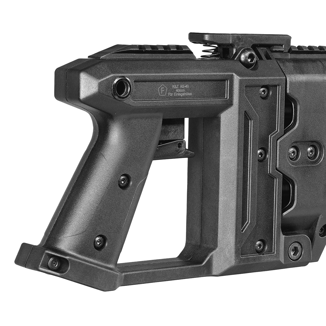 Alpha Parts AS-40 40mm Double Barrel Airsoft Pistolen Grenade-Launcher schwarz Bild 10