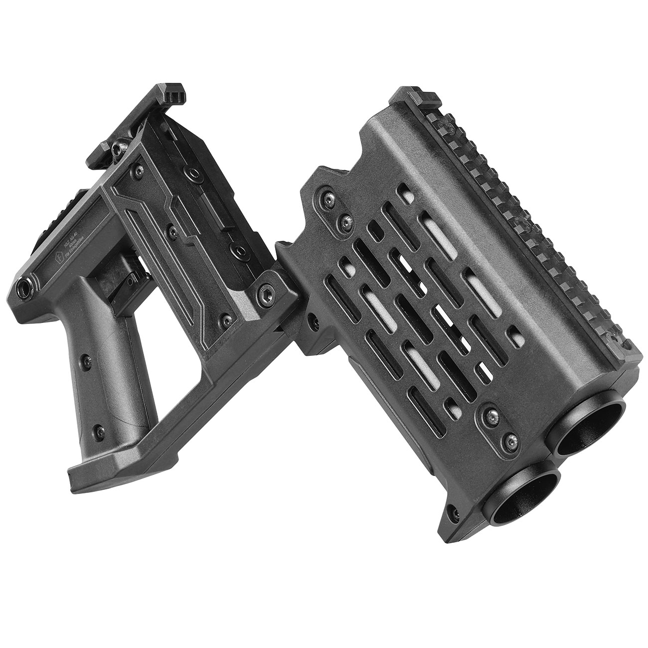 Alpha Parts AS-40 40mm Double Barrel Airsoft Pistolen Grenade-Launcher schwarz Bild 11
