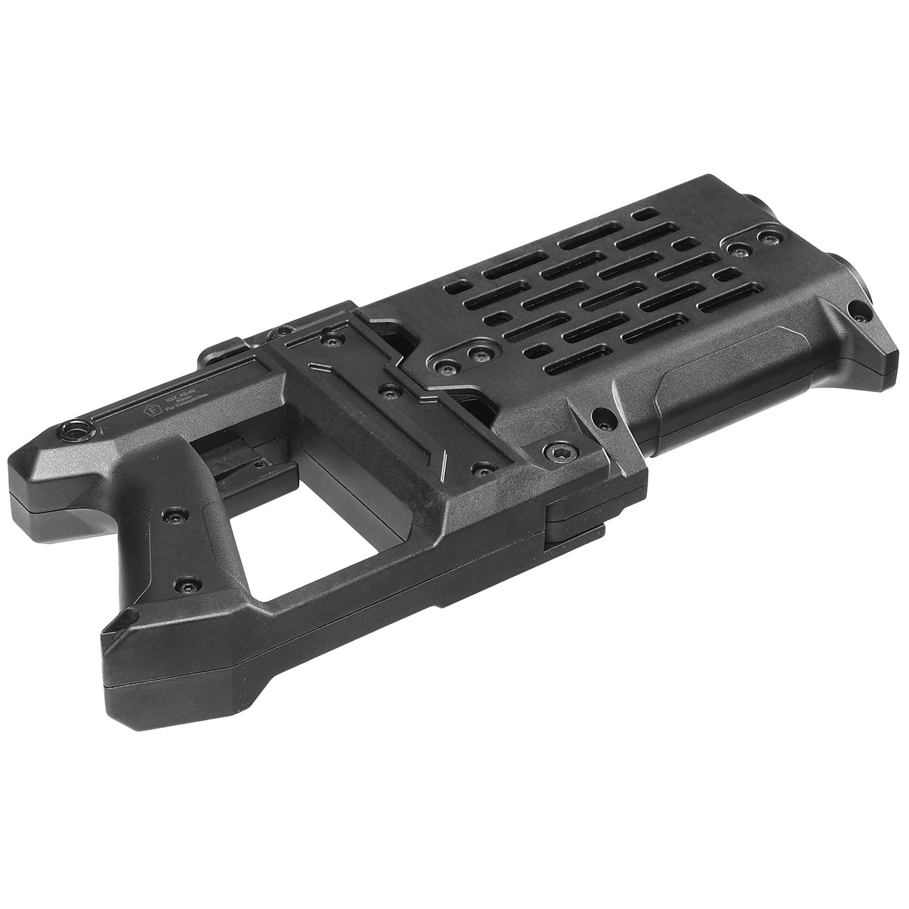 Alpha Parts AS-40 40mm Double Barrel Airsoft Pistolen Grenade-Launcher schwarz Bild 5