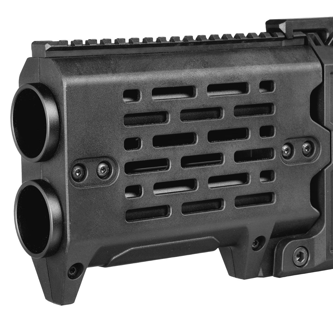 Alpha Parts AS-40 40mm Double Barrel Airsoft Pistolen Grenade-Launcher schwarz Bild 7