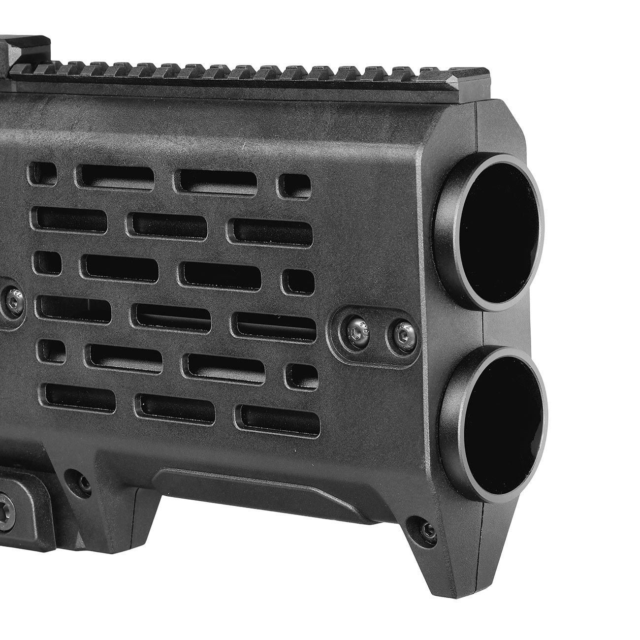 Alpha Parts AS-40 40mm Double Barrel Airsoft Pistolen Grenade-Launcher schwarz Bild 9