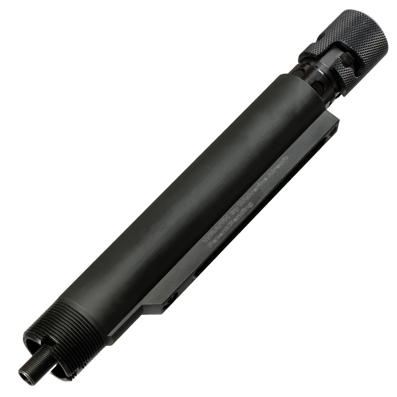 Wolverine Wraith 12g CO2 Gas Stock / Schaftsystem mit Storm Regulator f. M4 / AR-15 Gewehre schwarz Bild 1