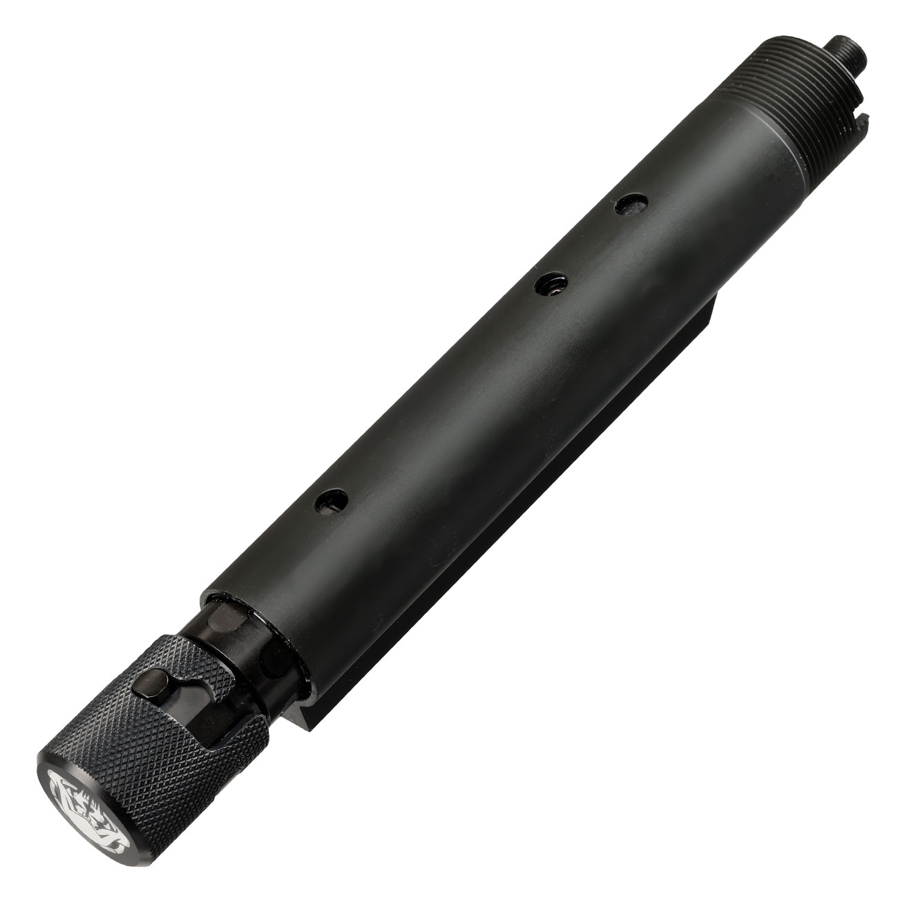 Wolverine Wraith 12g CO2 Gas Stock / Schaftsystem mit Storm Regulator f. M4 / AR-15 Gewehre schwarz Bild 4