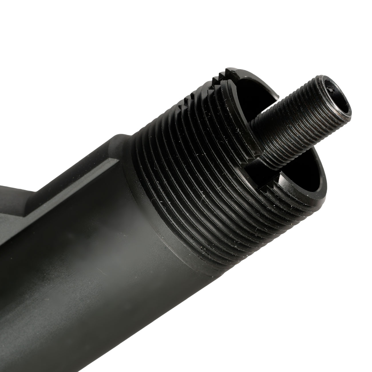 Wolverine Wraith 12g CO2 Gas Stock / Schaftsystem mit Storm Regulator f. M4 / AR-15 Gewehre schwarz Bild 5