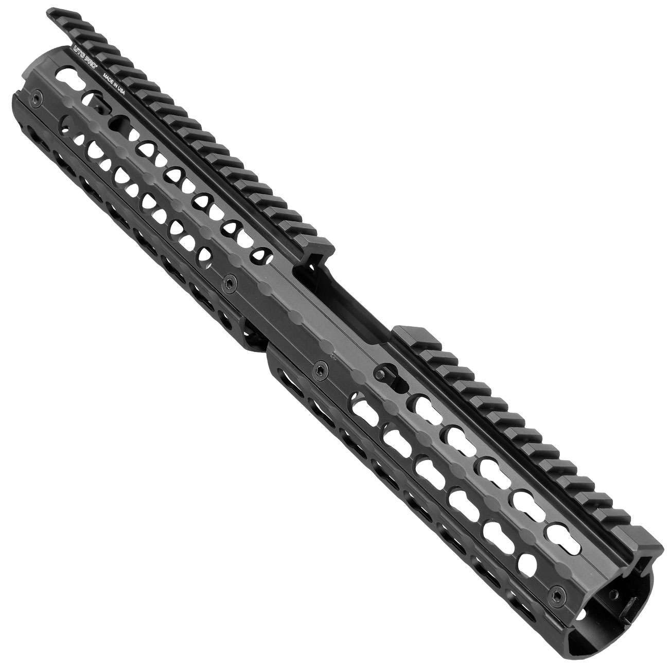 UTG Pro 15 Zoll KeyMod Aluminium Drop-In Super Slim Handguard f. AR-15 Sturmgewehre schwarz Bild 3
