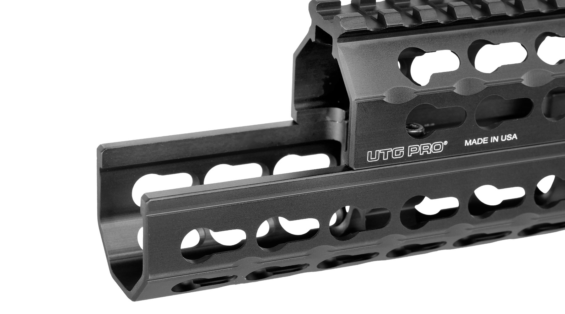 UTG Pro 6 Zoll KeyMod Aluminium Universal Super Slim Handguard f. AK47 Sturmgewehre schwarz Bild 8