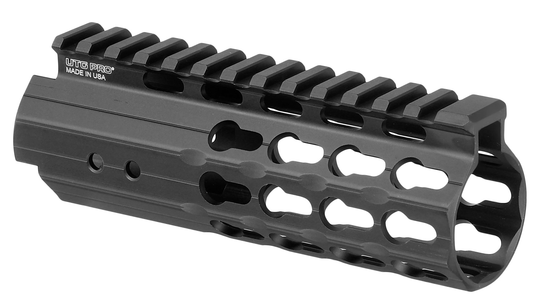 UTG Pro 5,5 Zoll KeyMod Aluminium Universal Super Slim Handguard f. AR-15 Sturmgewehre schwarz Bild 3