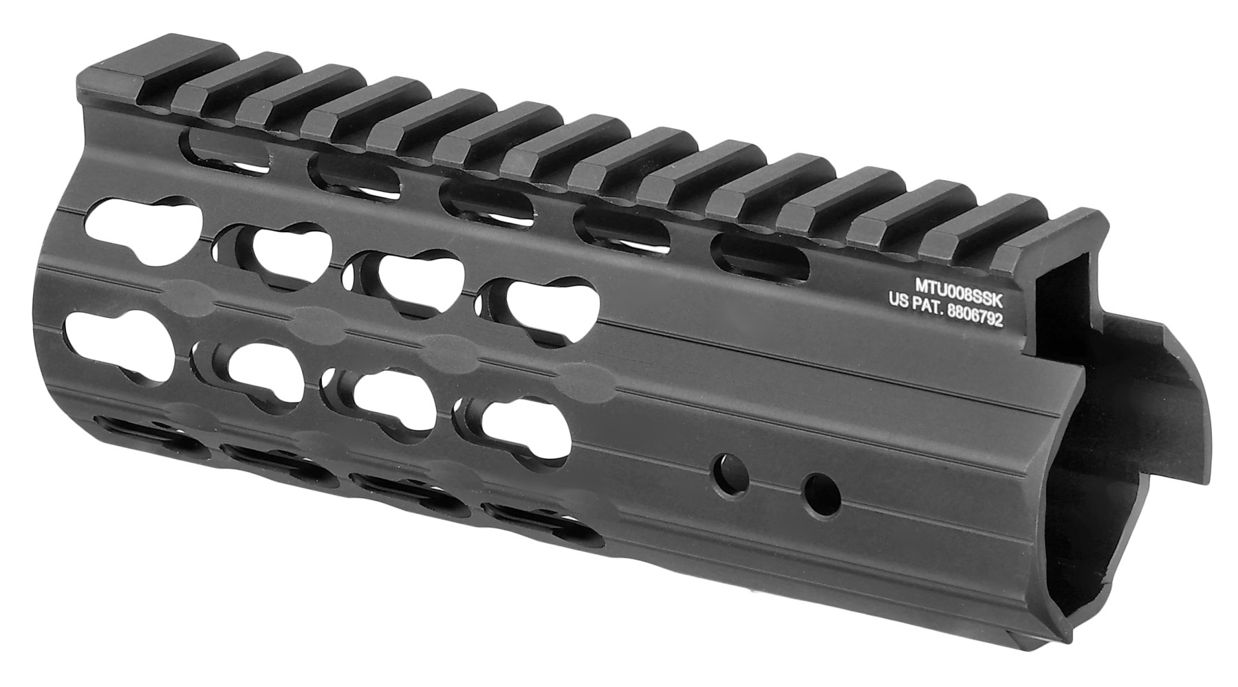 UTG Pro 5,5 Zoll KeyMod Aluminium Universal Super Slim Handguard f. AR-15 Sturmgewehre schwarz Bild 4