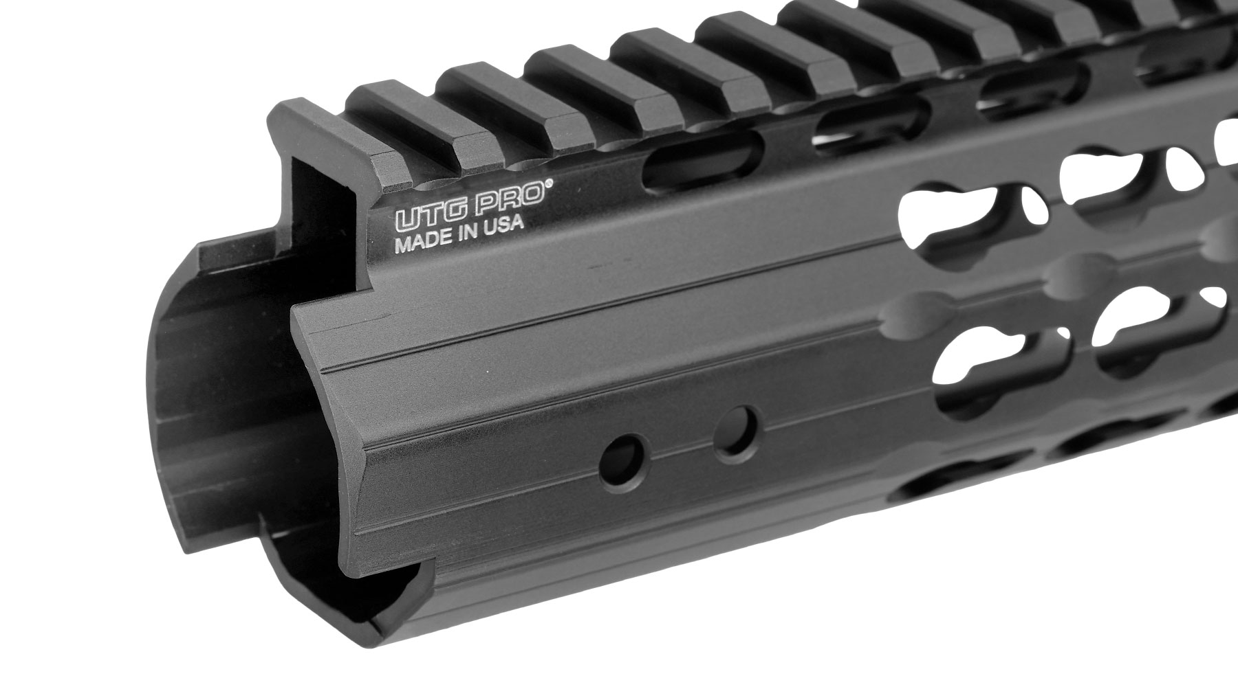 UTG Pro 5,5 Zoll KeyMod Aluminium Universal Super Slim Handguard f. AR-15 Sturmgewehre schwarz Bild 8