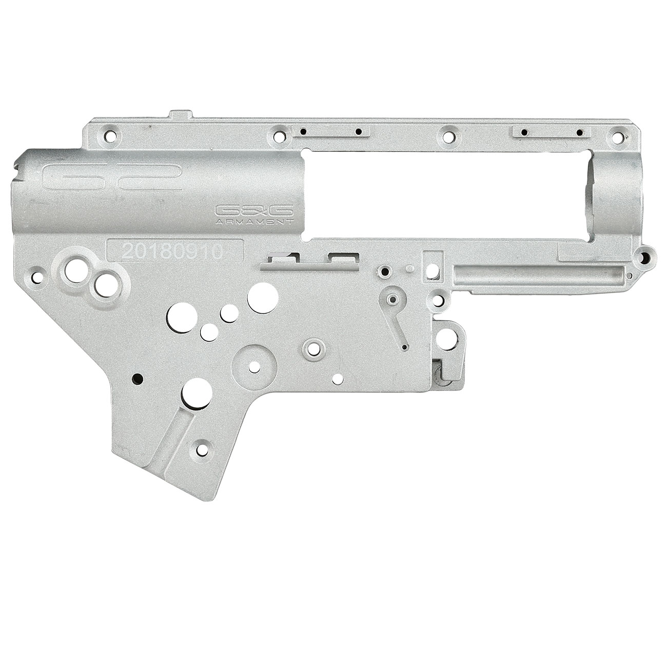 G&G 8mm ETU - Mosfet Gearboxgehuse G2 / V2 grau - nur Gehusehlften Bild 2