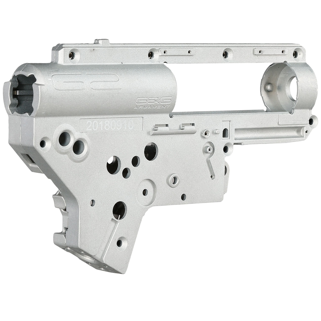 G&G 8mm ETU - Mosfet Gearboxgehuse G2 / V2 grau - nur Gehusehlften Bild 3