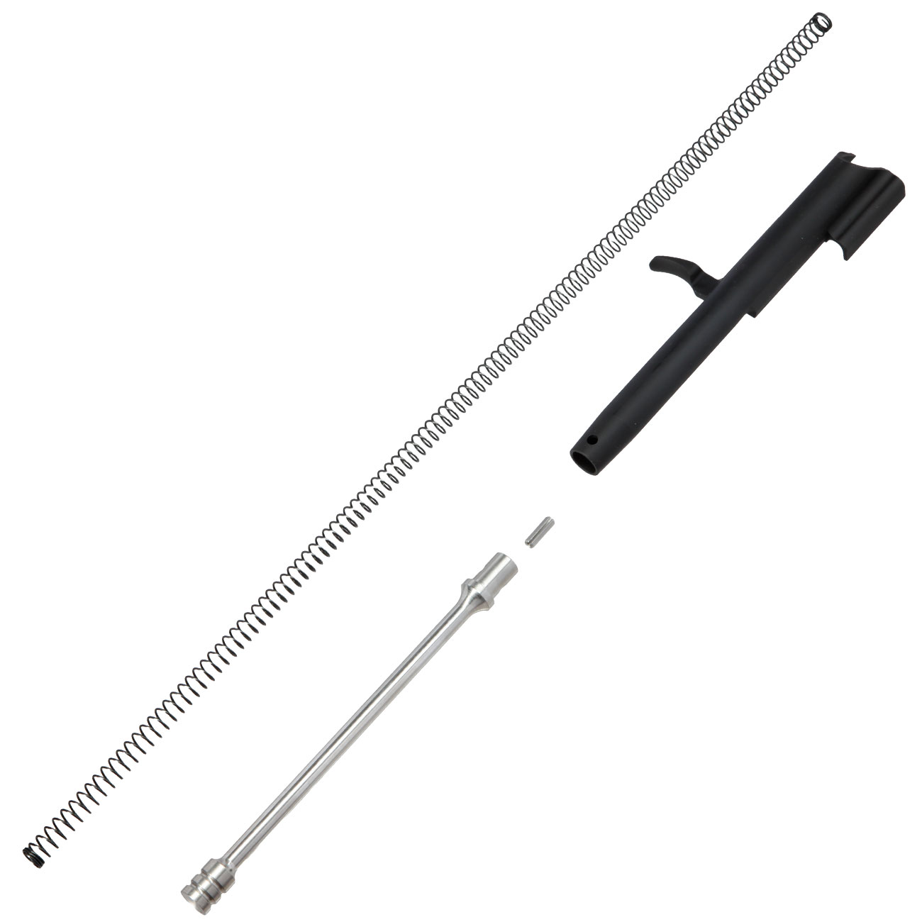 Dragon Workshop Stahl Bolt Carrier Upgrade Set schwarz f. Tokyo Marui AKM GBB Gewehre - Type A