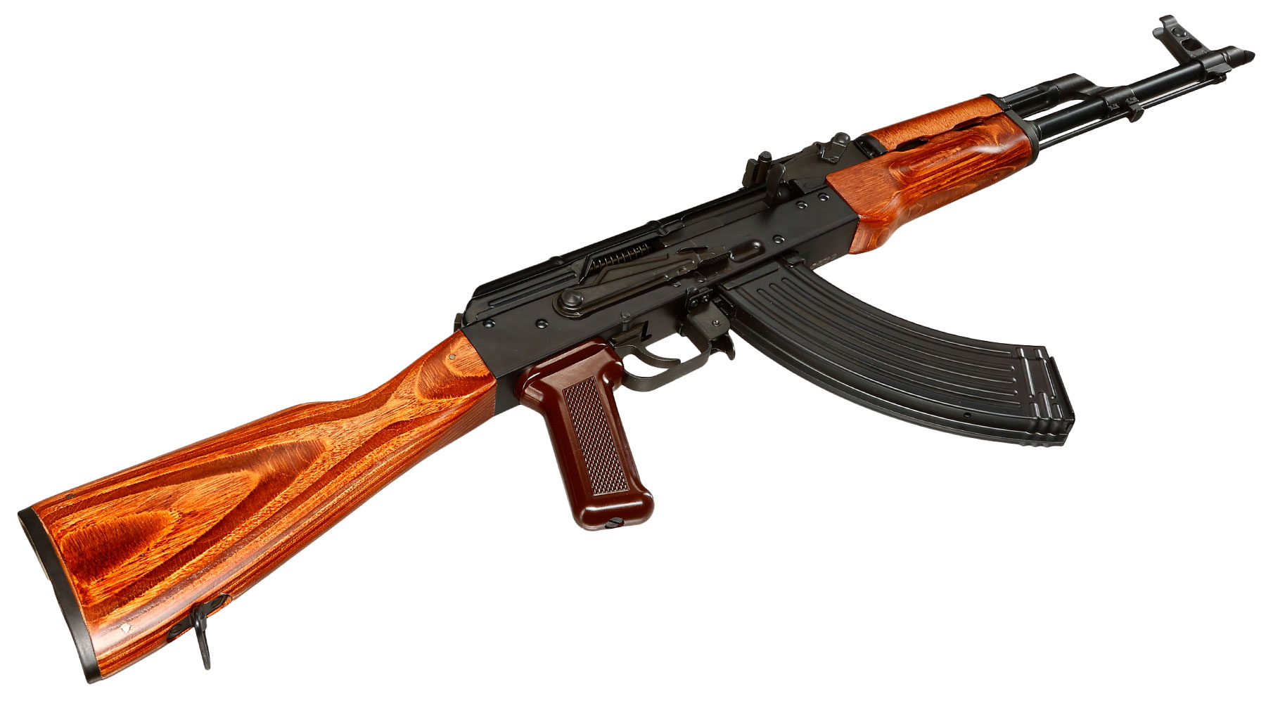 GHK AKM Vollmetall Echtholz Gas-Blow-Back 6mm BB schwarz - Version 3 Bild 4