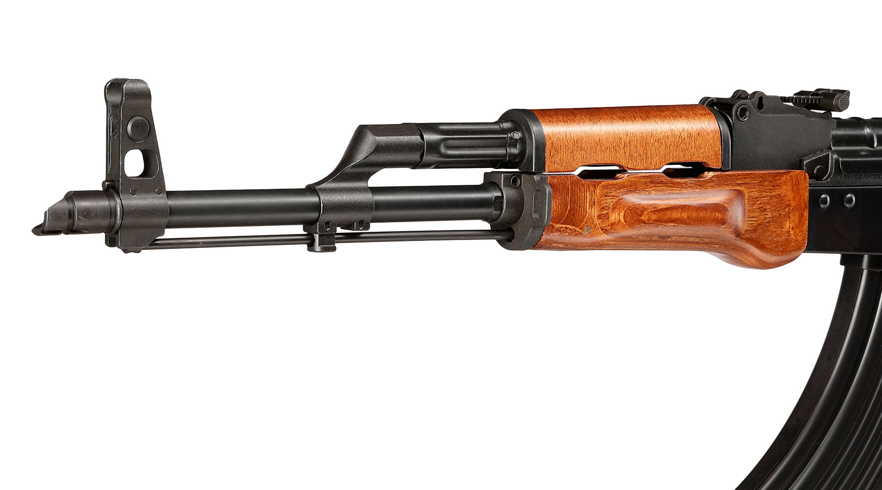 GHK AKM Vollmetall Echtholz Gas-Blow-Back 6mm BB schwarz - Version 3 Bild 5