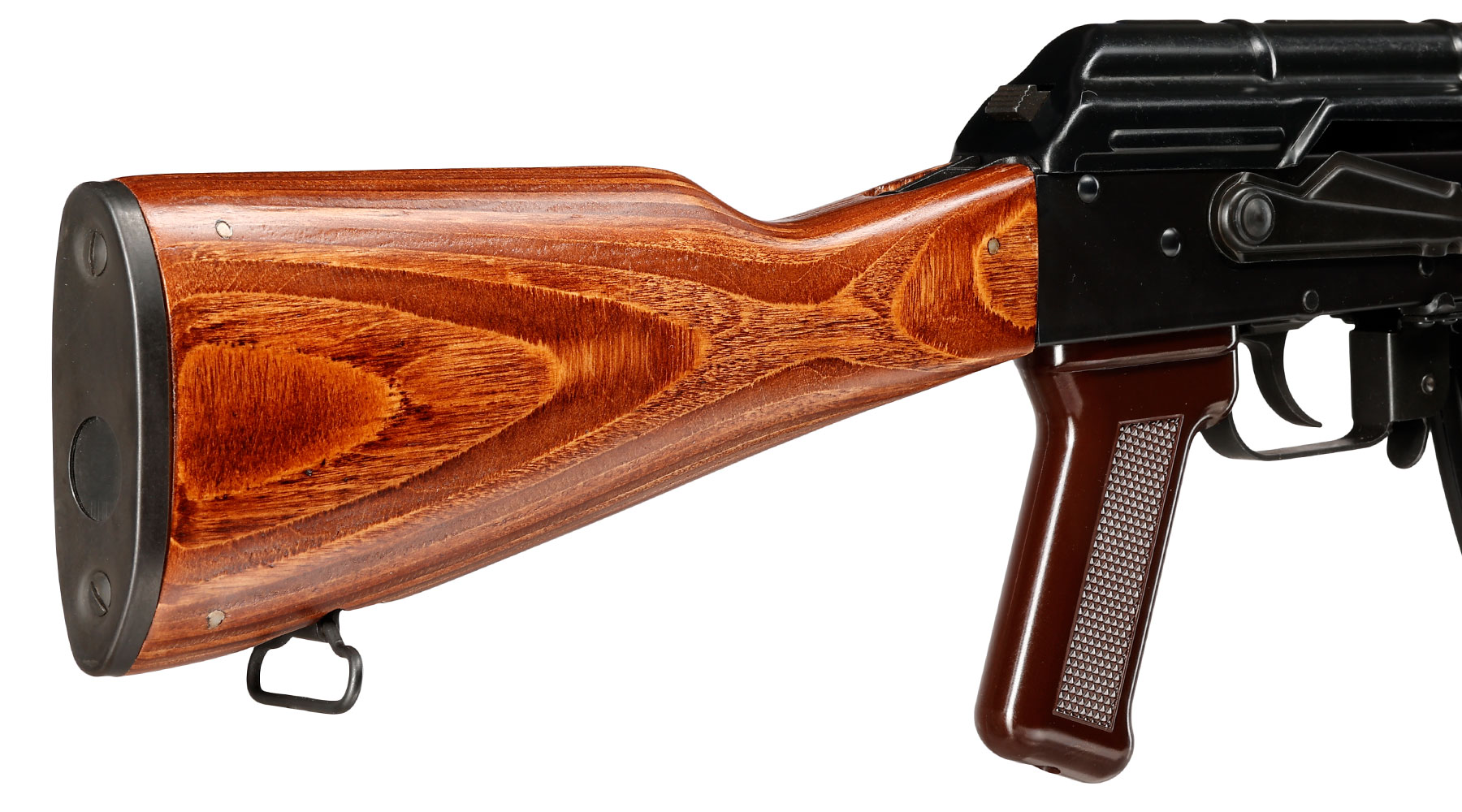 GHK AKM Vollmetall Echtholz Gas-Blow-Back 6mm BB schwarz - Version 3 Bild 8