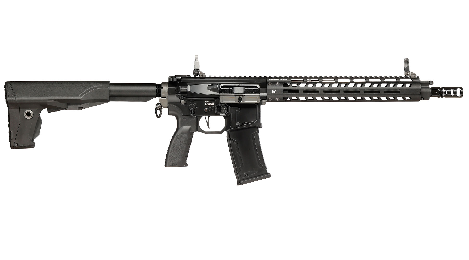 G&G M4 MGCR 556 12 Zoll Vollmetall GBB 6mm BB schwarz Bild 2