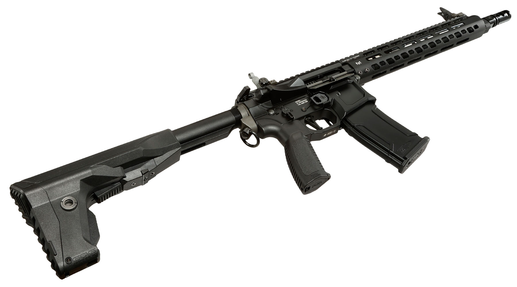 G&G M4 MGCR 556 12 Zoll Vollmetall GBB 6mm BB schwarz Bild 5