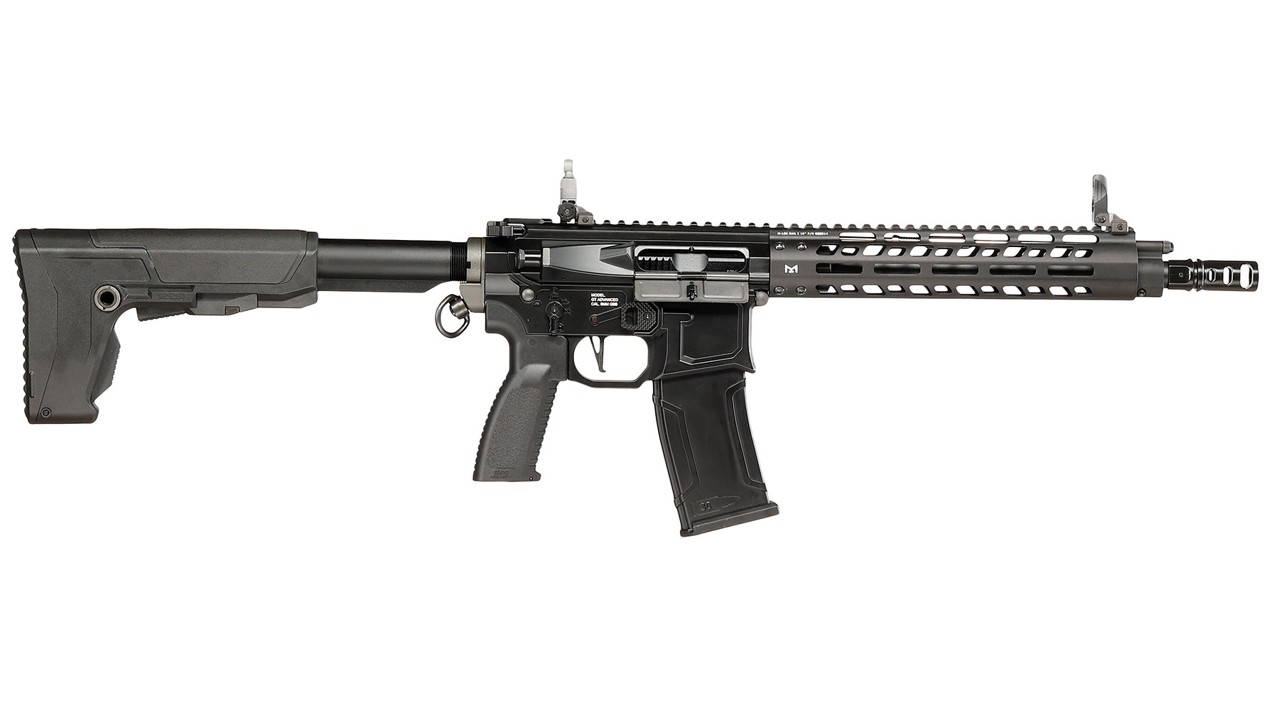 G&G M4 MGCR 556 10 Zoll Vollmetall GBB 6mm BB schwarz Bild 2