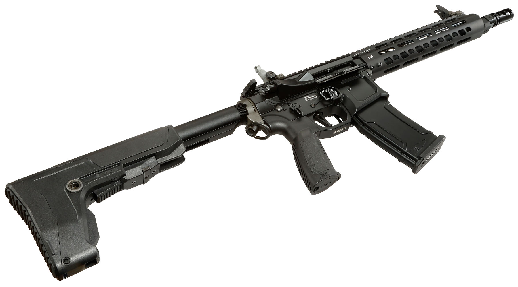 G&G M4 MGCR 556 10 Zoll Vollmetall GBB 6mm BB schwarz Bild 5