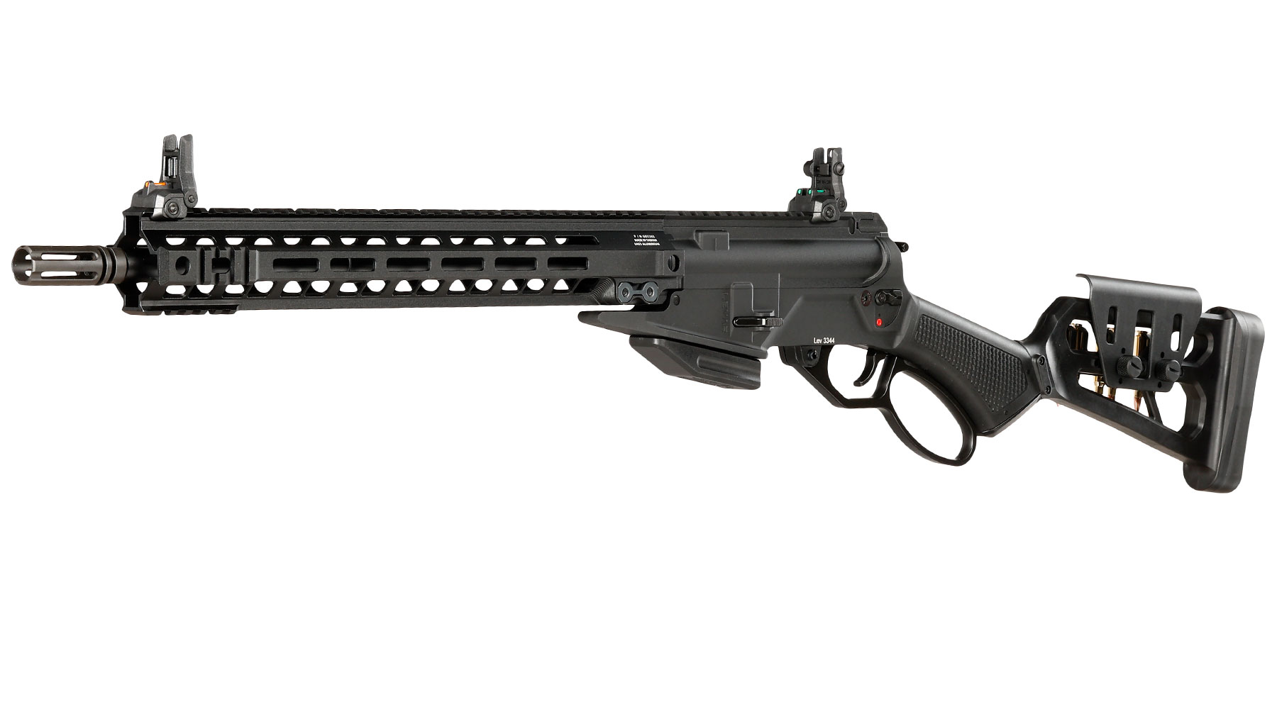 G&G LevAR 15 Zoll Rifle Gas Lever Action Vollmetall 6mm BB schwarz
