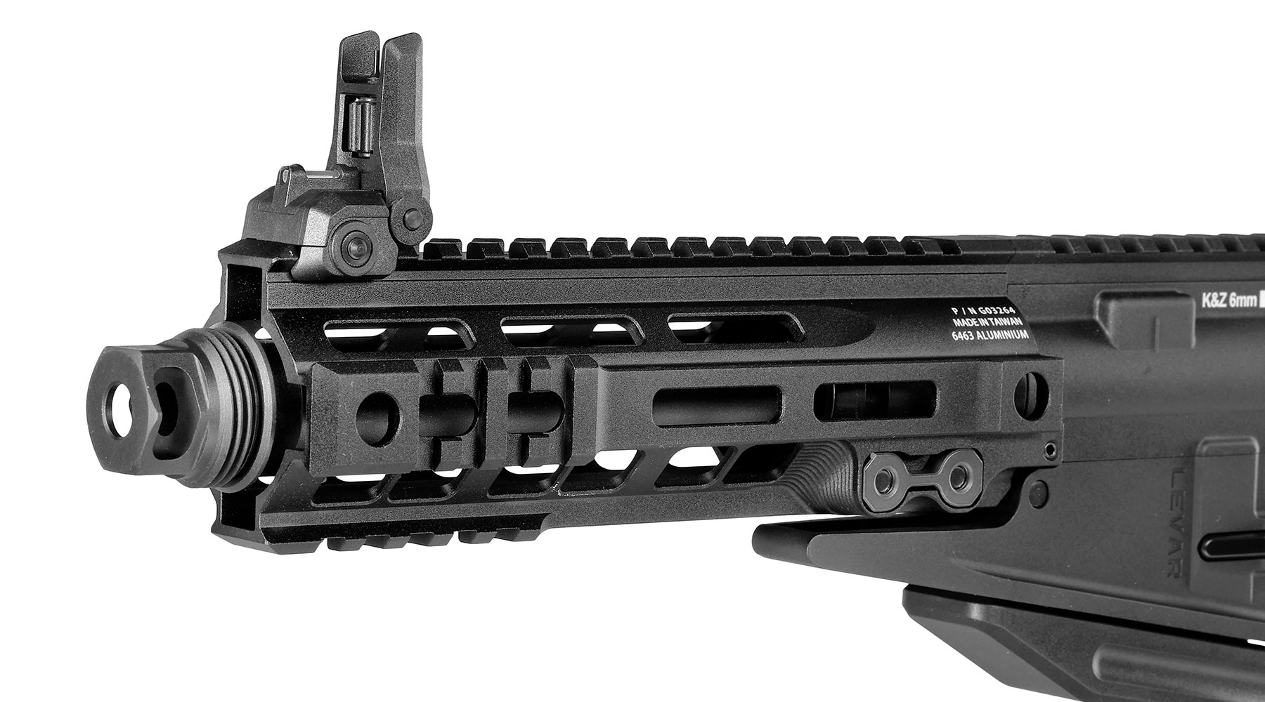 G&G LevAR 7 Zoll Shorty-Rifle Gas Lever Action Vollmetall 6mm BB schwarz Bild 7