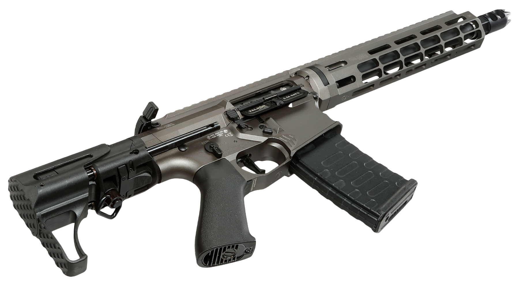 APS / EMG Falkor Defense Blitz Compact CRS eSilver Edge SDU-MosFet Vollmetall S-AEG 6mm grau Bild 4