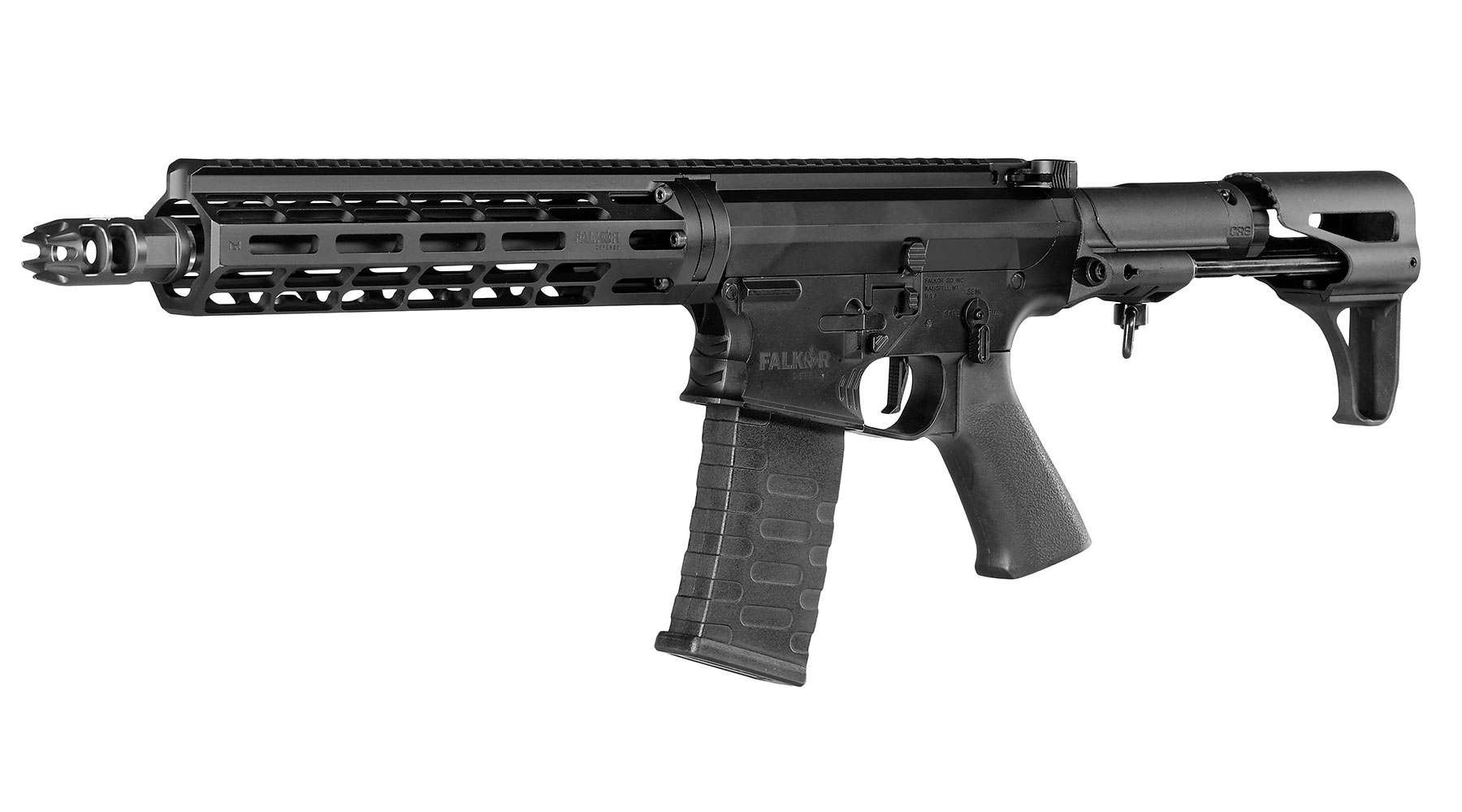 APS / EMG Falkor Defense Blitz Compact CRS eSilver Edge SDU-MosFet Vollmetall S-AEG 6mm schwarz