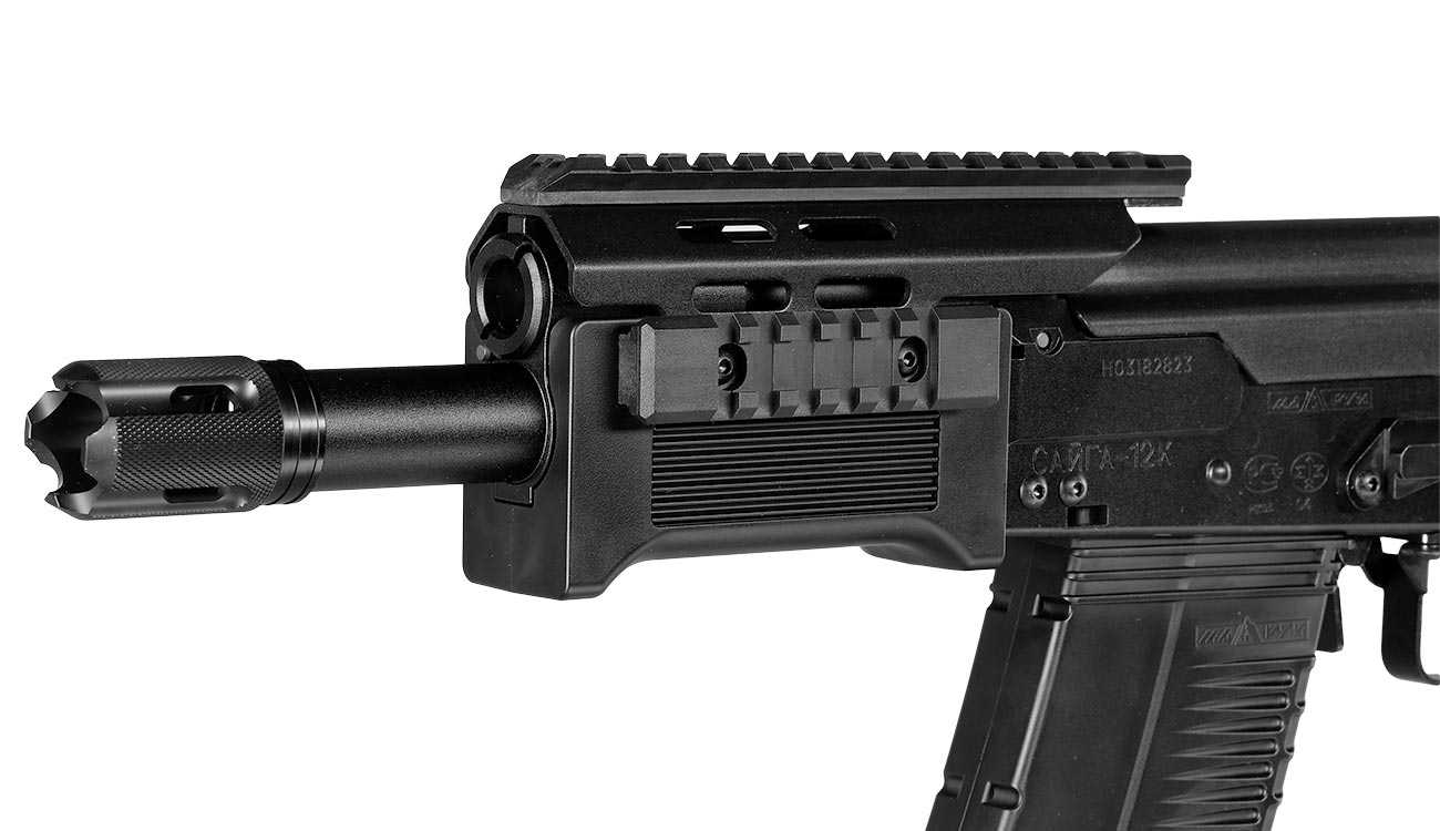 Tokyo Marui Saiga-12 SBS Shotgun Vollmetall Gas-Blow-Back 6mm BB schwarz Bild 7