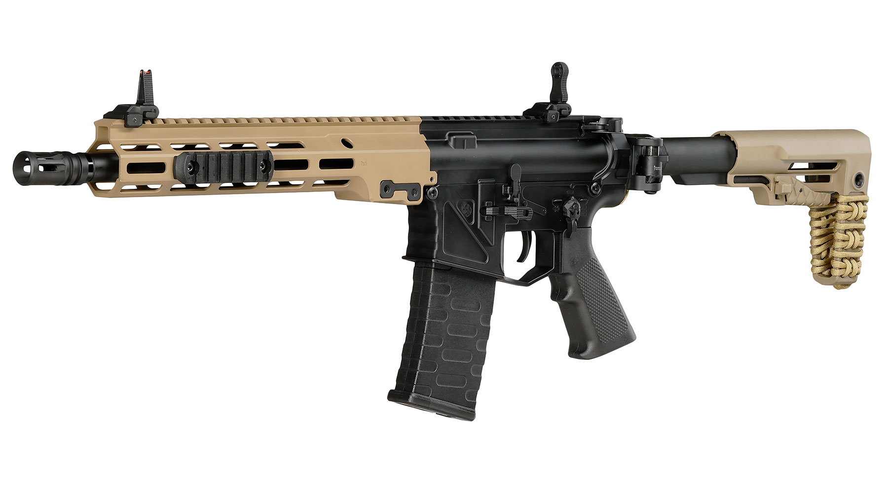 APS Ghost Patrol Type-M Rifle Edge II MosFet Vollmetall S-AEG 6mm BB Dualtone