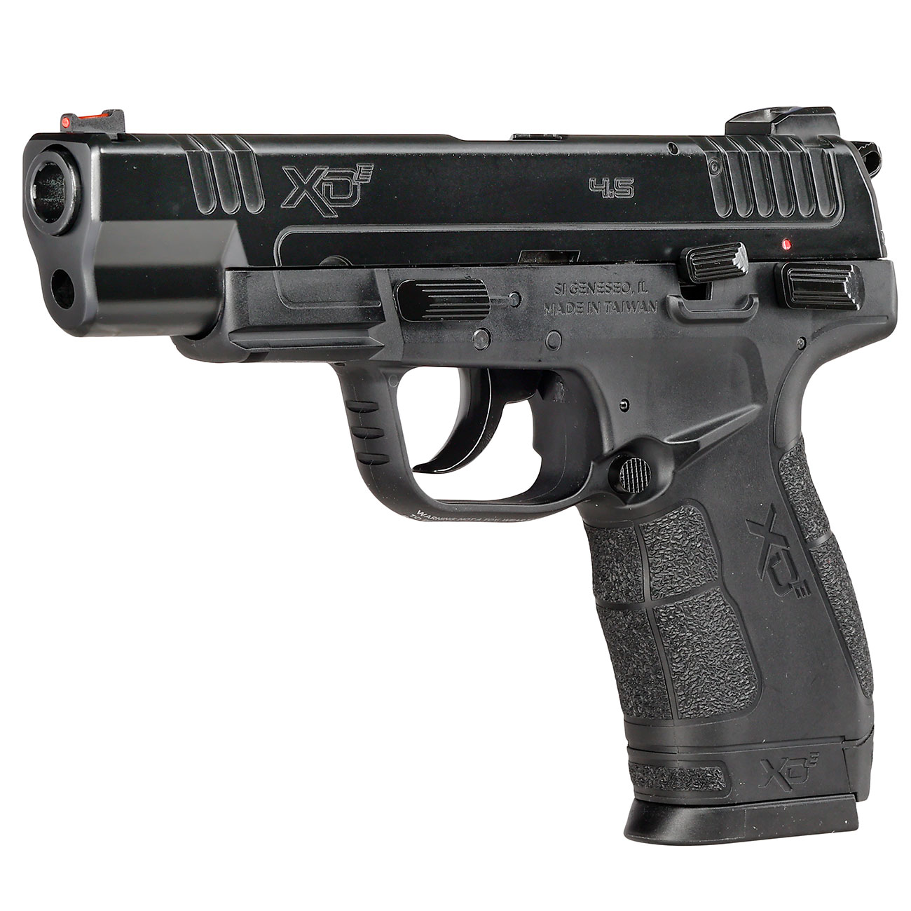 WG Springfield Armory XDE 4.5 Airsoft mit Metallschlitten CO2BB 6mm BB schwarz