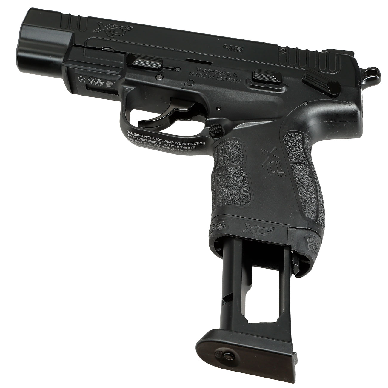 WG Springfield Armory XDE 4.5 Airsoft mit Metallschlitten CO2BB 6mm BB schwarz Bild 5