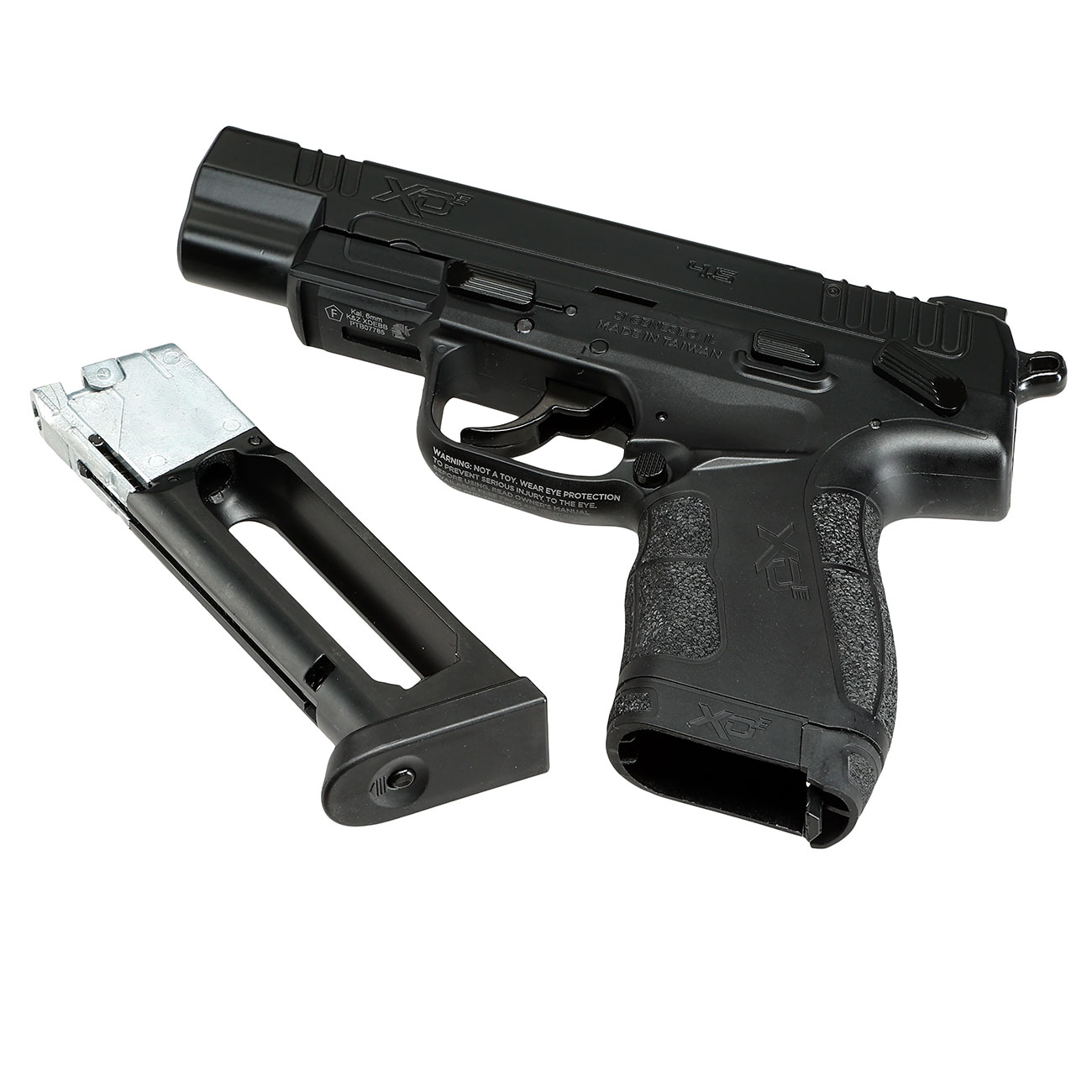 WG Springfield Armory XDE 4.5 Airsoft mit Metallschlitten CO2BB 6mm BB schwarz Bild 6