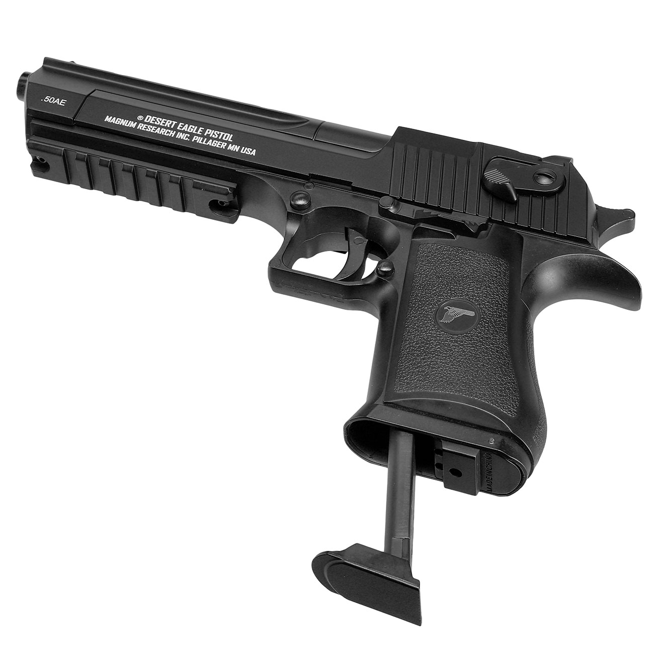Cybergun Desert Eagle .50AE mit Metallschlitten Komplettset AEP 6mm BB schwarz - MosFet / LiPo Version Bild 4