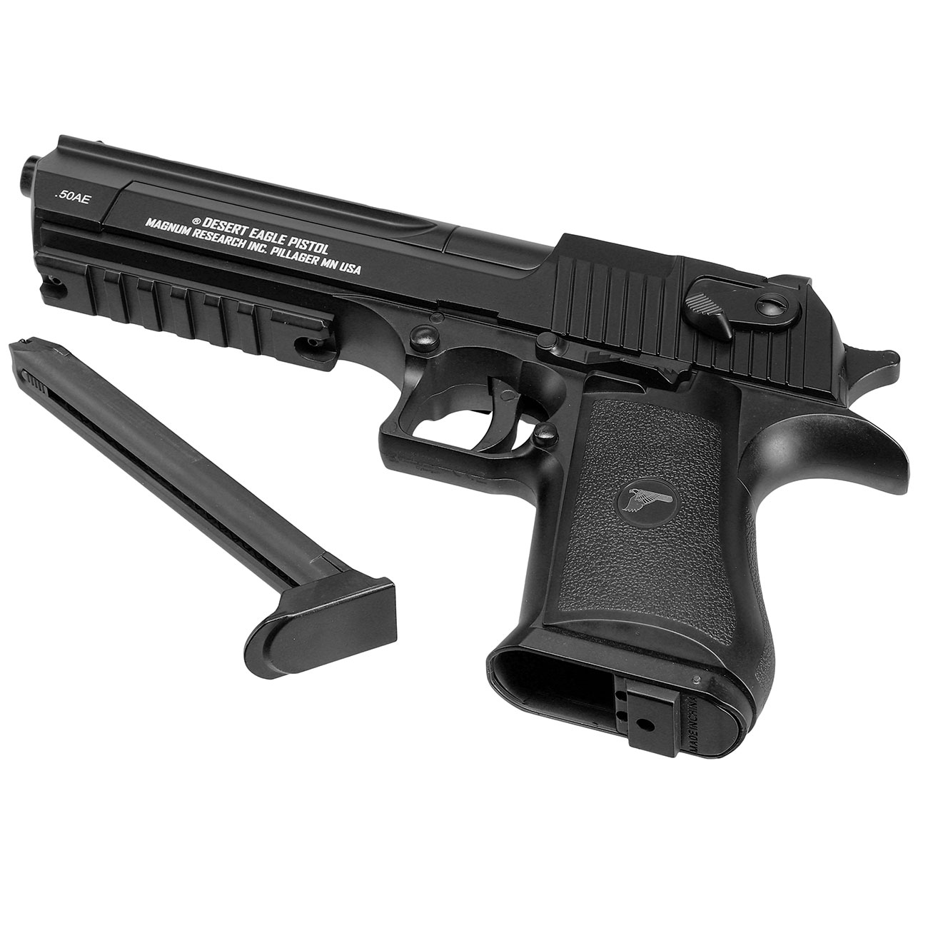 Cybergun Desert Eagle .50AE mit Metallschlitten Komplettset AEP 6mm BB schwarz - MosFet / LiPo Version Bild 5
