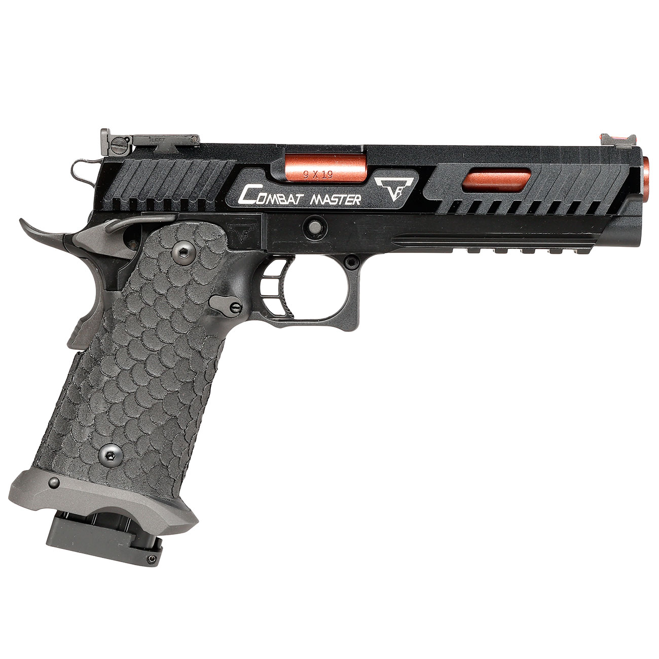 Army Armament TTI Innovations Combat Master Vollmetall GBB 6mm BB schwarz - CNC-Version Bild 3