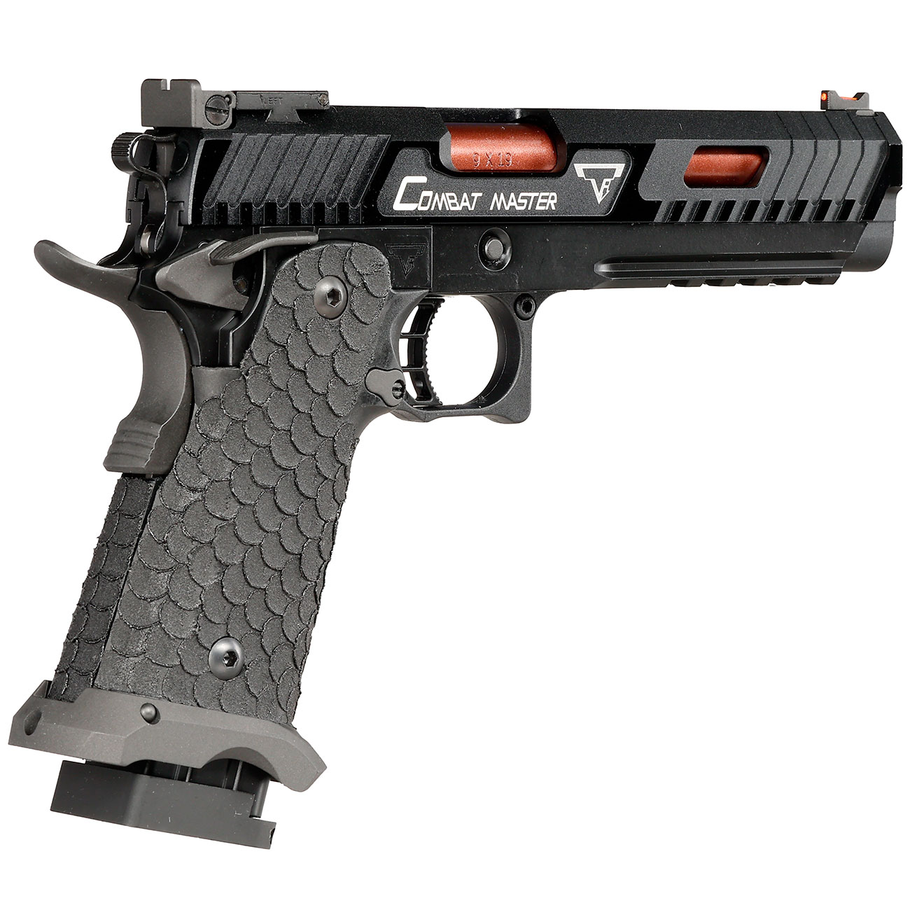 Army Armament TTI Innovations Combat Master Vollmetall GBB 6mm BB schwarz - CNC-Version Bild 4