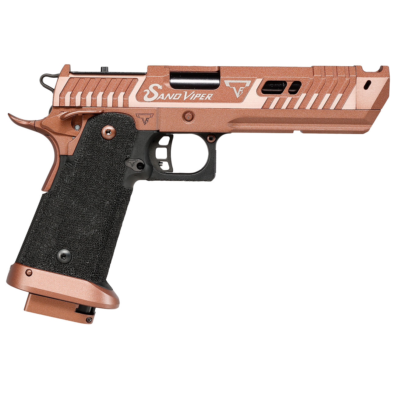 Army Armament TTI Innovations 2011 Sand Viper RMR Ready Vollmetall GBB 6mm BB coyote-bronze - Standard Version Bild 3