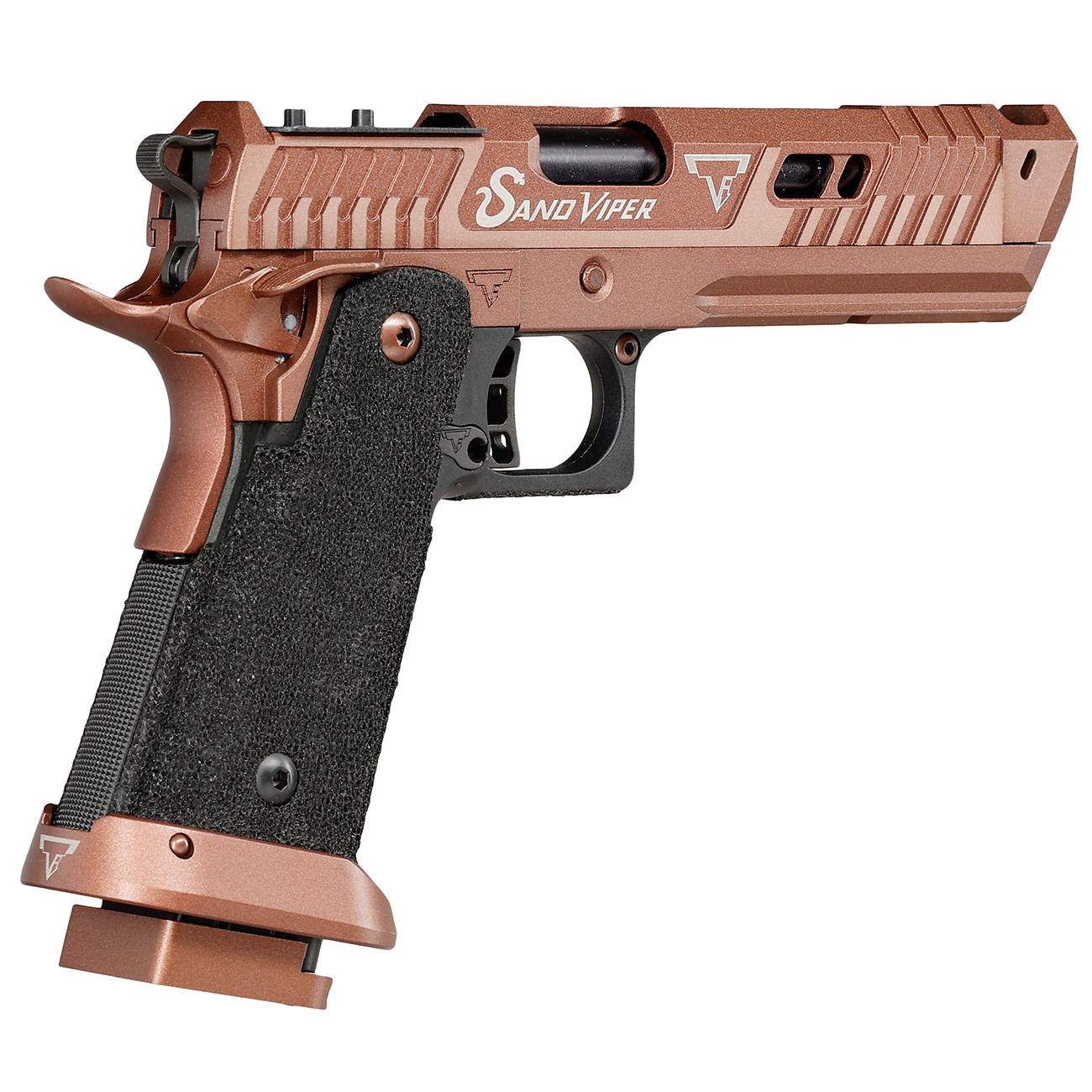 Army Armament TTI Innovations 2011 Sand Viper RMR Ready Vollmetall GBB 6mm BB coyote-bronze - Standard Version Bild 4
