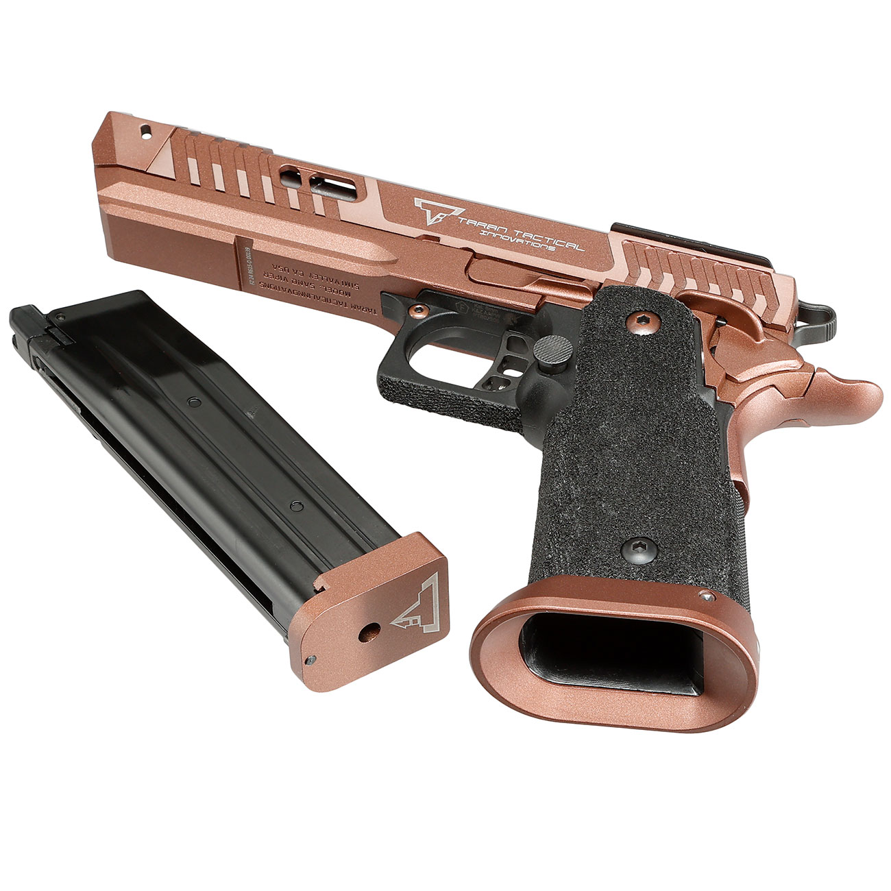Army Armament TTI Innovations 2011 Sand Viper RMR Ready Vollmetall GBB 6mm BB coyote-bronze - Standard Version Bild 6